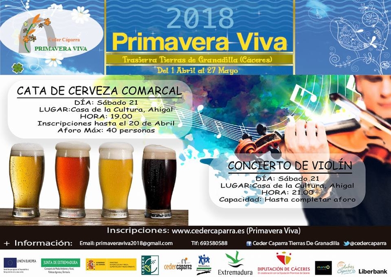 La programación de la Primavera Viva llega el fin de semana a Palomero, Ahigal y Cerezo