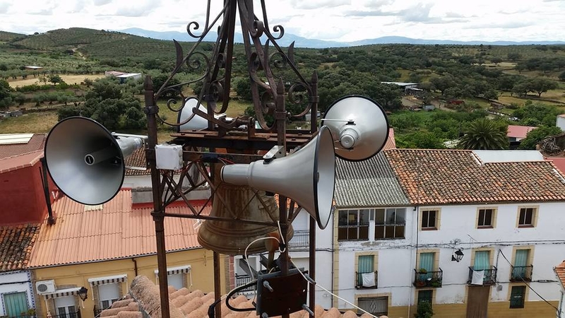 El Ayuntamiento de Palomero ha instalado un nuevo sistema de megafonía