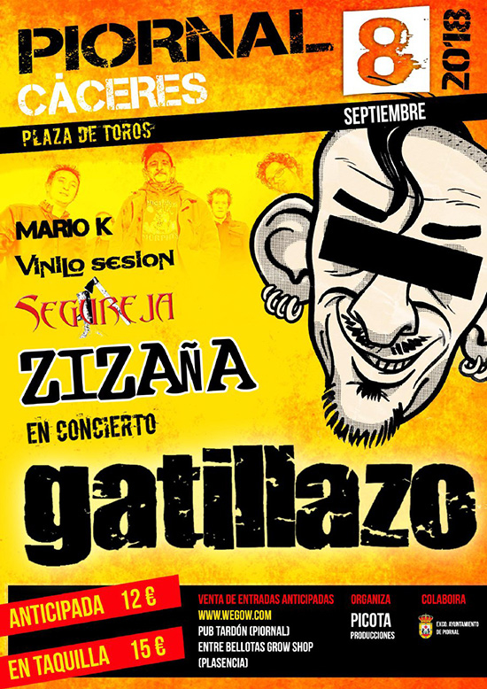 El grupo de punk 'Gatillazo' ofrece este sábado un concierto en Piornal 