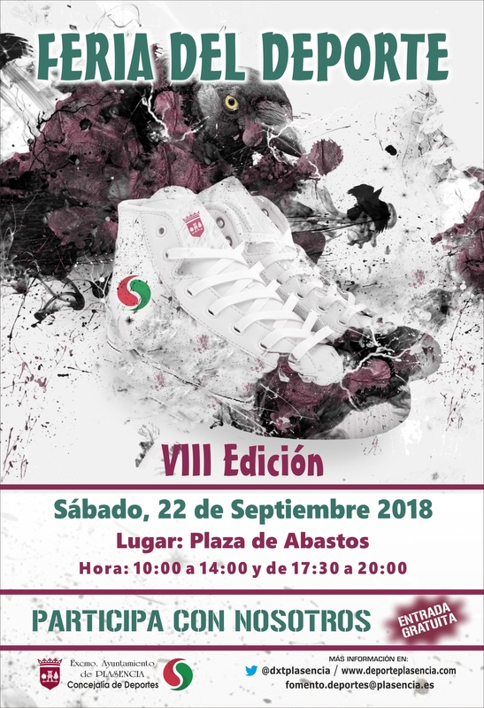 El 22 de septiembre Plasencia celebra su VIII Edición de la Feria del Deporte
