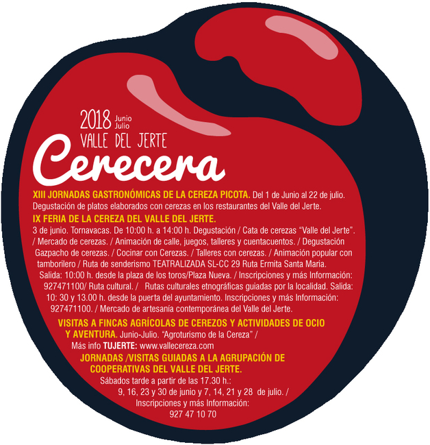 La IX Feria de la Cereza tendrá lugar el 3 de junio en Tornavacas