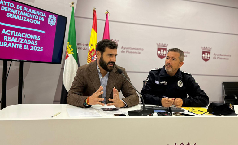 El Ayuntamiento de Plasencia impulsa la seguridad vial con una nueva campaña de señalización y la iluminación de pasos de peatones