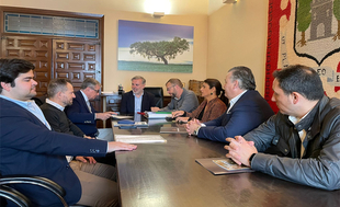 El Alcalde se reúne con los empresarios de Martín Palomino para analizar las propuestas de mejora del proyecto