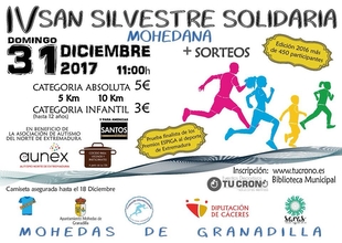 Se abre el plazo de inscripción para la San Silvestre Solidaria Mohedana