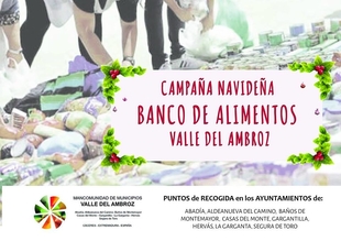 Los municipios del Ambroz recogen alimentos no perecederos para el Banco de Alimentos
