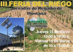 Mañana comienza la 3 Feria del Riego en el Valle del Jerte