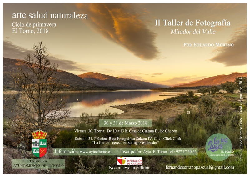 El Ayuntamiento de El Torno organiza el II taller de fotografía 'Mirador del Valle'