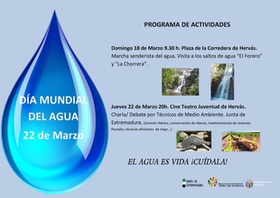 El Ayuntamiento de Hervás organiza dos actividades con motivo del día Mundial del Agua
