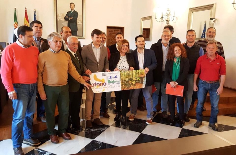 Óscar Mateos Prieto, presidente de DIVA, busca apoyo para la candidatura del Otoño Mágico en los premios Red Natura 2000