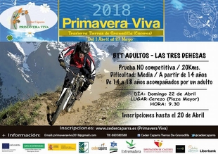 Continúa la Primavera Viva con una ruta BTT en Cerezo