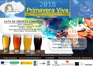 La programación de la Primavera Viva llega el fin de semana a Palomero, Ahigal y Cerezo