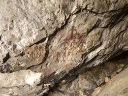 Abre al público junto al Castillo de Monfragüe un abrigo con muestras de arte rupestre