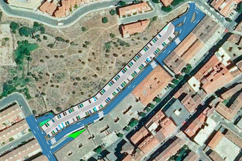 Adjudicada por un millón de euros la obra del aparcamiento público en la calle Velázquez de Plasencia