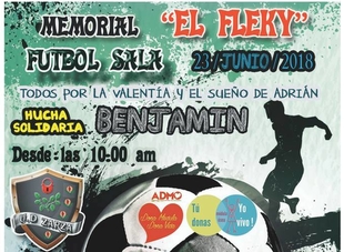 Organizan un torneo solidario de fútbol sala a favor de ADMO