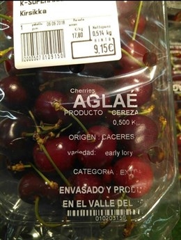 El consumidor paga 18 veces más caro el precio de la cereza de lo que se abona al productor, según UPA-UCE