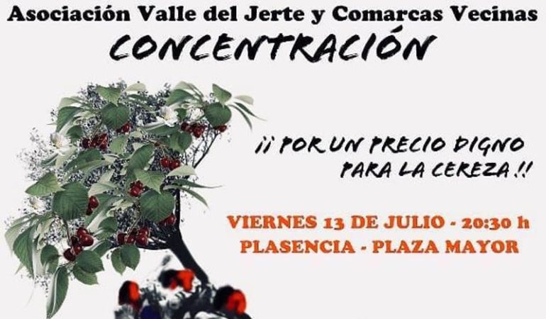 Los agricultures del norte de Cáceres preparan movilizaciones para protestar por los bajos precios de la cereza
