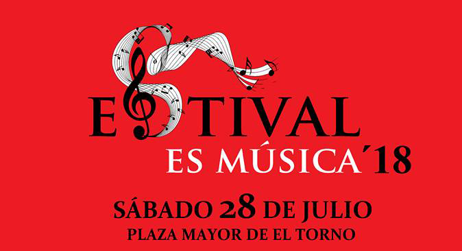 El festival 'Estival es música �18� se celebrará en El Torno el 28 de julio