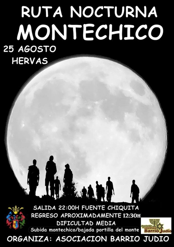 Hervás celebra el próximo sábado la ruta nocturna 'Montechico'