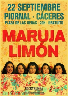 Actuación de Maruja Limón en el Festcamp de Piornal