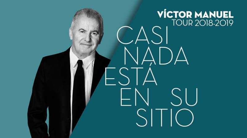Víctor Manuel actuará en Plasencia el próximo día 16 de noviembre