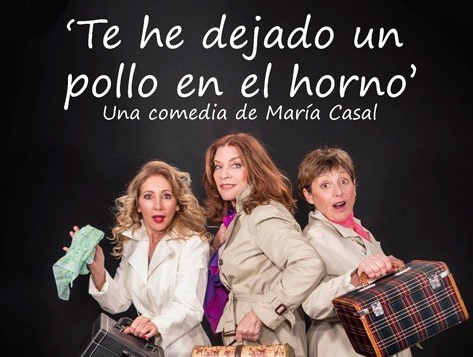 María Casal presenta en el Teatro Alkázar de Plasencia la comedia 'Te he dejado un pollo en el horno' 