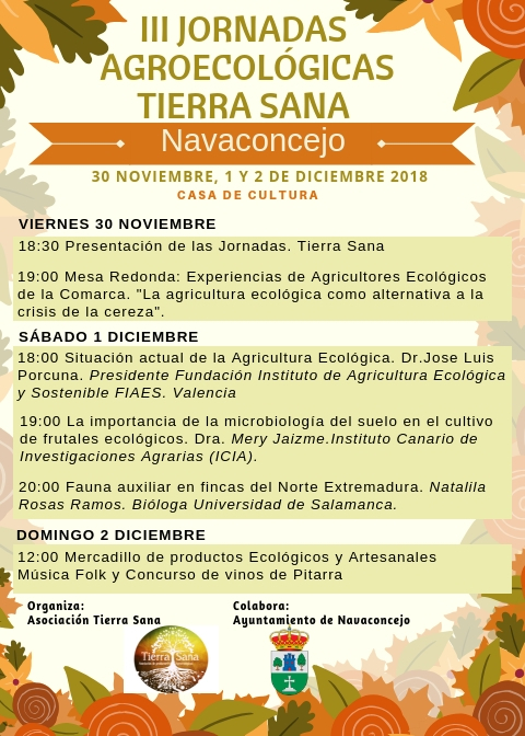 III Semana Agroecológica de Tierra Sana en Navaconcejo
