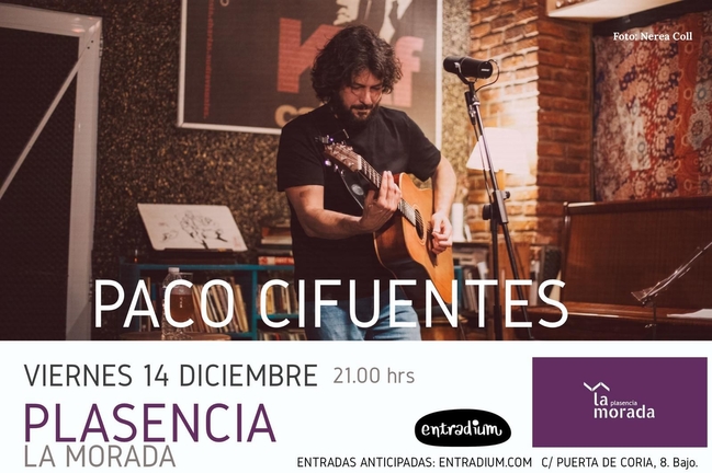 El cantautor sevillano Paco Cifuentes ofrece un concierto en Plasencia