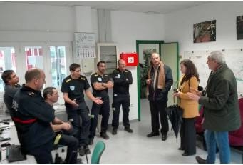 El Presidente en funciones y la diputada del SEPEI visitan los parques de Coria, Plasencia y Navalmoral de la Mata
