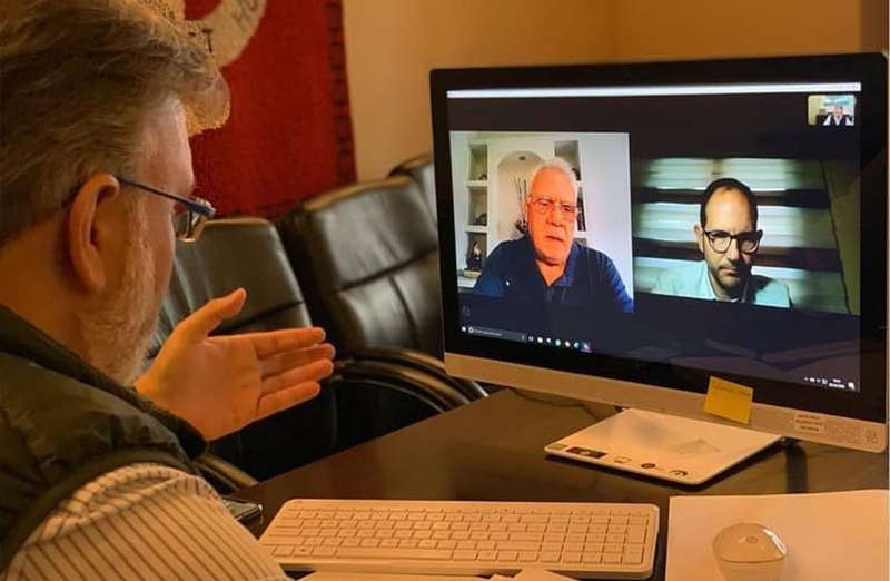 El Alcalde se reúne con los directores de los centros universitarios mediante videoconferencia