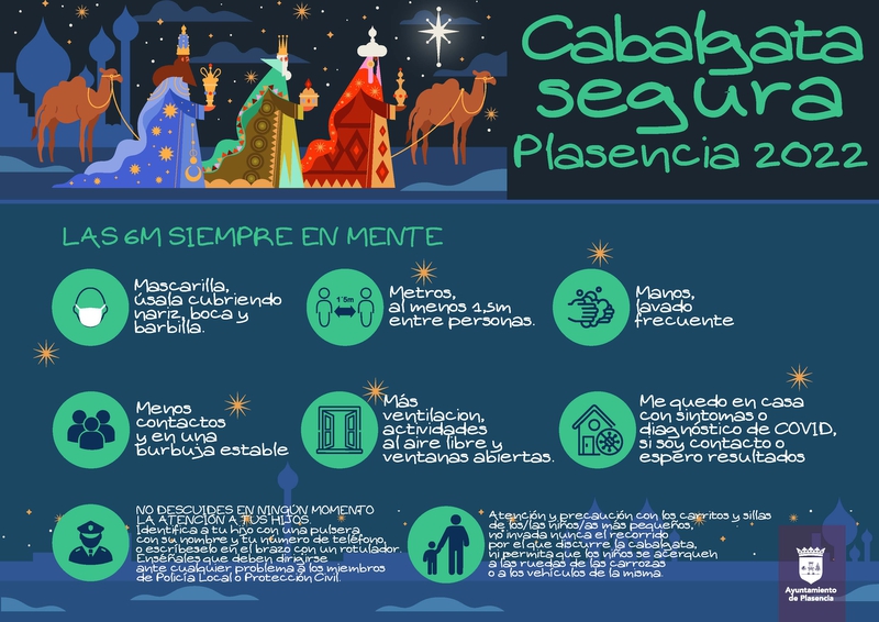 La concejala Mayte Díaz recuerda la importancia de cumplir las normas sanitarias para conseguir que Plasencia tenga una Cabalgata de Reyes “segura”