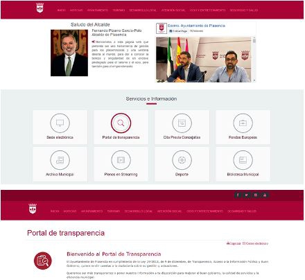 El Ayuntamiento de Plasencia pone a disposición de los ciudadanos su nuevo Portal de Transparencia