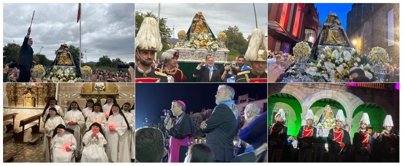 Recibimiento multitudinario a la Virgen del Puerto a su llegada a la ciudad