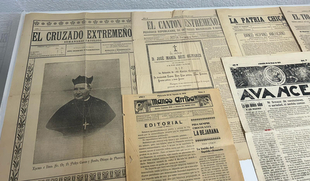 Muñoz Palomino, protagonista del Archivo Municipal de Plasencia, que reúne documentos de la ciudad del siglo XIX y XX