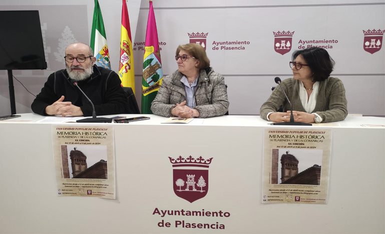 La Memoria Histórica de Plasencia y de las comarcas presenta su XX edición del 17 de abril al 5 de junio con 7 ponencias