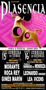 Morante, Roca Rey y Ginés Marín protagonizan el cartel de toros de las Ferias de Plasencia 2024