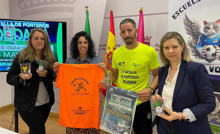 La tercera edición de la batalla de porteros solidaria se celebra el 26 de mayo en Plasencia