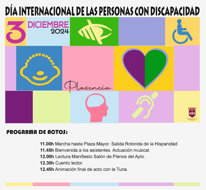 El Día Internacional de las Personas con Discapacidad se celebra el 3 de diciembre en Plasencia