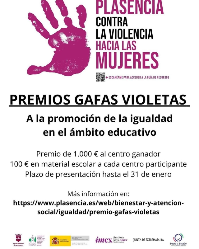 Abierto el plazo de presentación de proyectos de los Premios Gafas Violetas