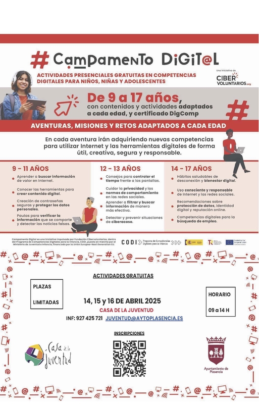 Juventud organiza talleres digitales para jóvenes durante la Semana Santa