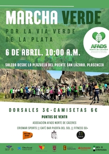 Plasencia refuerza su apoyo a las personas con Alzheimer con la celebración de la IV Marcha Verde el próximo 6 de abril