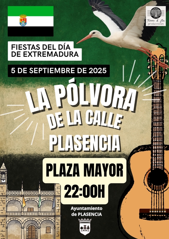 La Pólvora de la Calle pondrá ritmo a la Plaza Mayor en las vísperas del Día de Extremadura