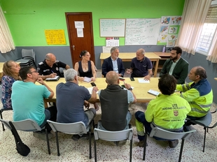 El alcalde de Plasencia continúa el arranque del curso político con una visita a Colonia Guadalupe