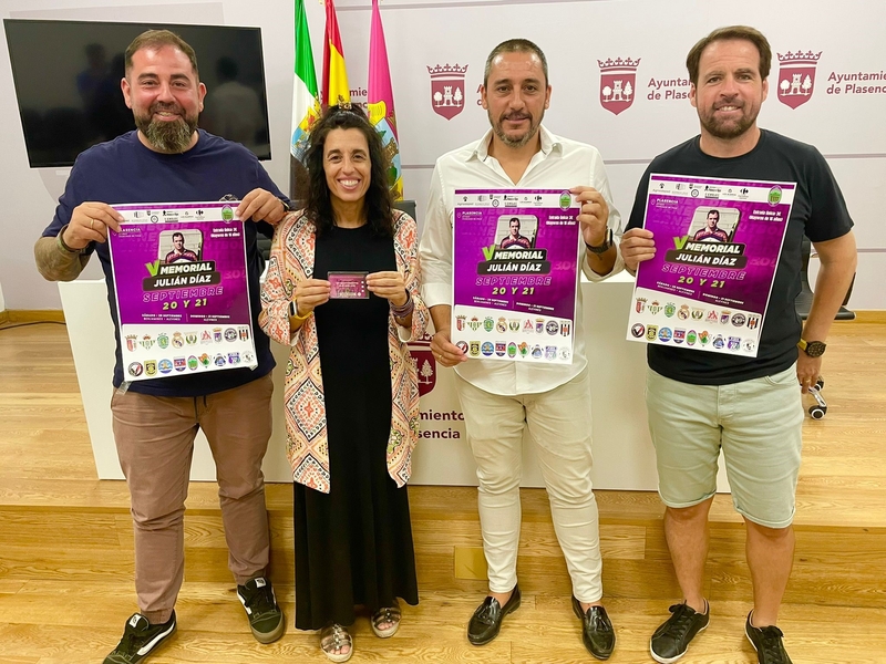 Plasencia acoge el V Memorial Julián Díaz con la participación de 24 equipos y más de 350 jóvenes futbolistas
