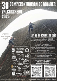 Valcorchero acoge la 38ª “Compecentración” de Boulder, una cita que une deporte, naturaleza y convivencia