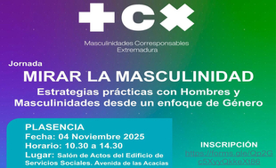 La concejalía de Igualdad organiza la formación “Mirar la Masculinidad” para profesionales que trabajan con hombres y jóvenes