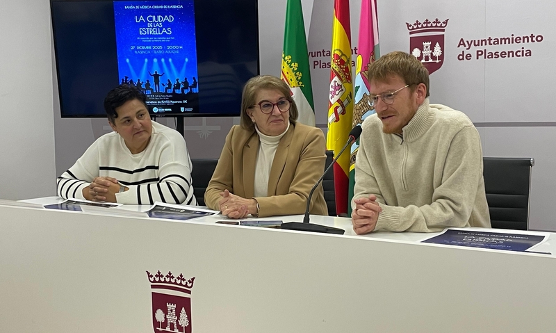 La Banda de Música “Ciudad de Plasencia” ofrecerá el concierto solidario de Navidad “La ciudad de las estrellas” 
