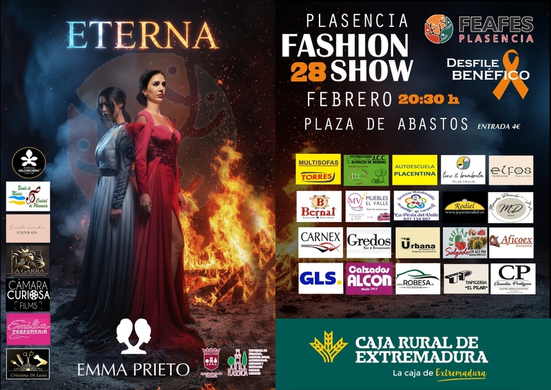 Plasencia acoge la IV Edición del Desfile Benéfico de Emma Prieto, este año a favor de FEAFES Salud Mental Plasencia