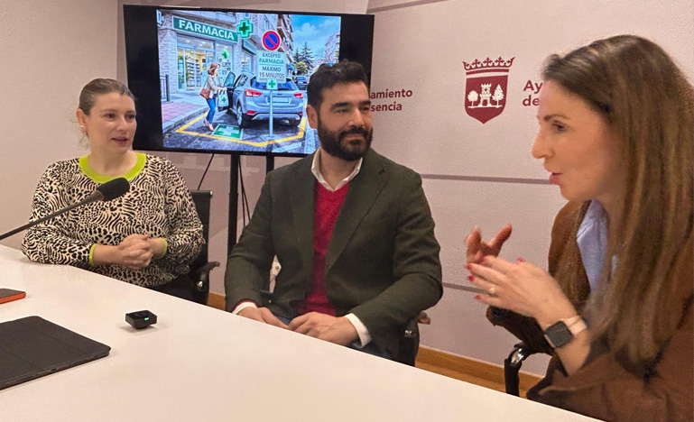 El Ayuntamiento de Plasencia ha impulsado aparcamientos de 15 minutos para clientes en farmacias
