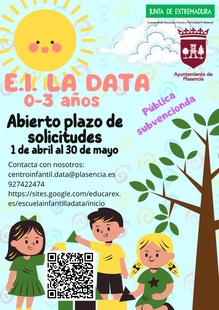 El Ayuntamiento de Plasencia abre el plazo de matriculación para la Escuela Infantil Pública 'La Data'