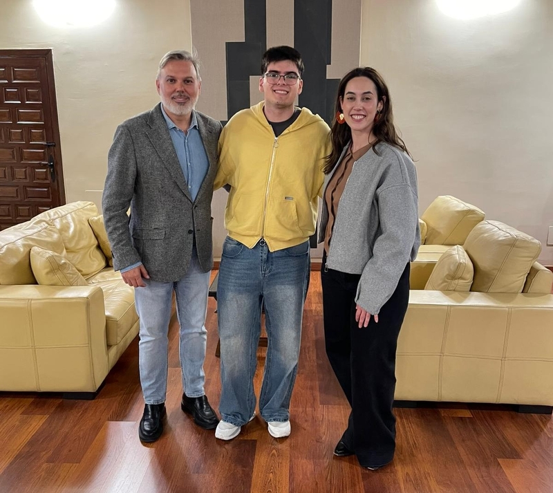 El Ayuntamiento de Plasencia celebra el éxito de Mario Díaz, tercer premio en el concurso nacional de cocina de Ternera ASEAVA